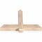 Ekena Millwork Eugene Smooth Timber Gable Bracket, Douglas Fir, 48"W x 32"H x 5 1/2"D x 5 1/2"F, 16/12 Pitch GBW048X32X0606EUG00SDF - alternate 2